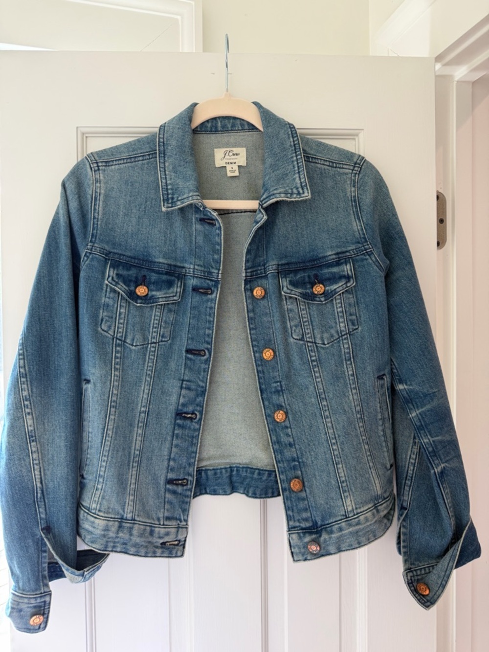 ‼️SOLD‼️ J. Crew Light Blue Denim Jean Jacket